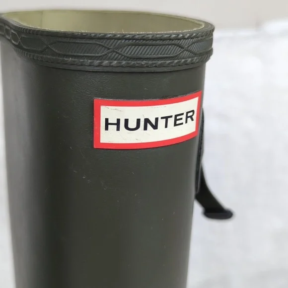 Free People X Hunter Classic Tall Boots Womens 8 Hunter Green Shoes Boots - Picture 10 of 17